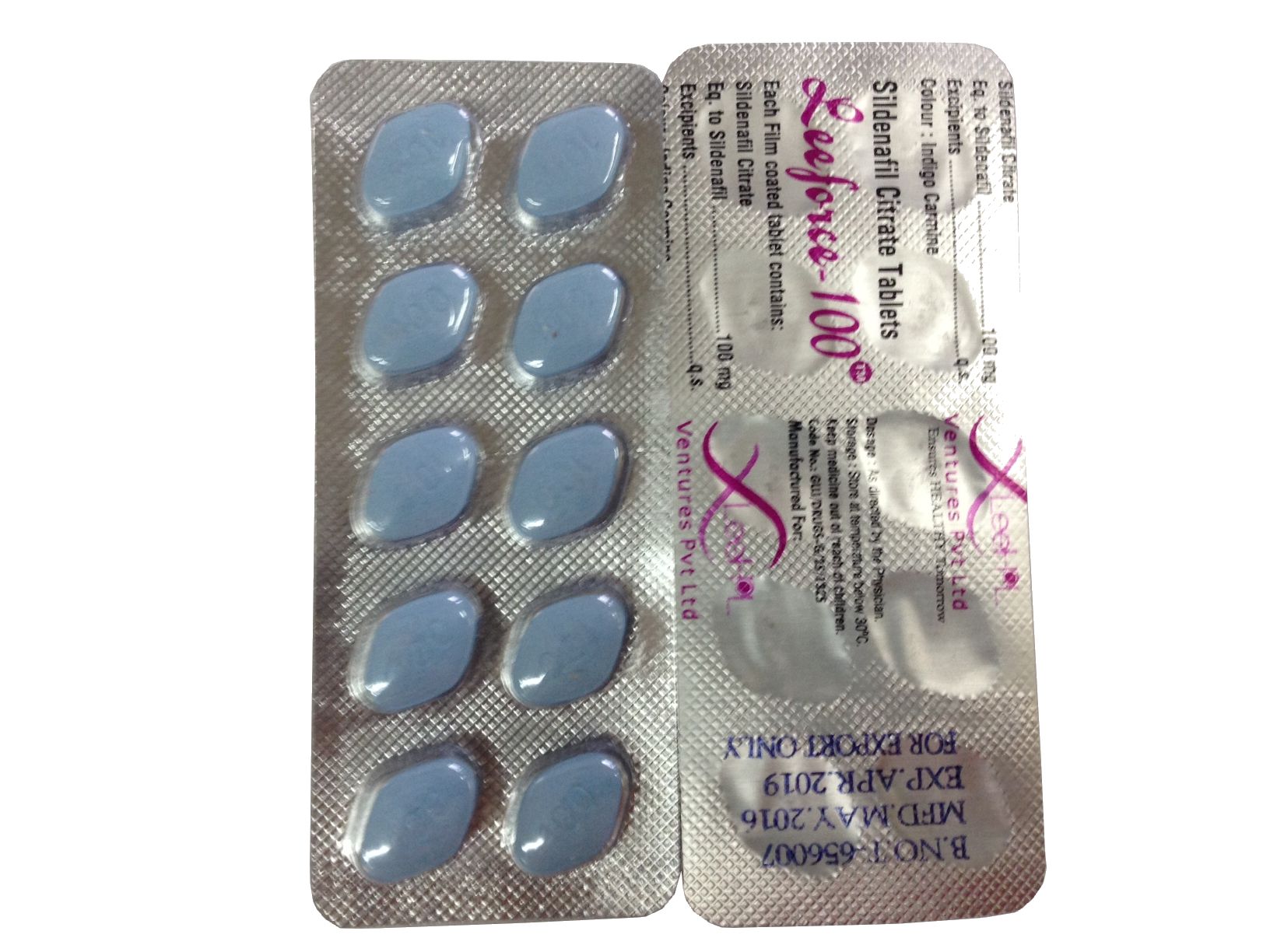 Dosering av Viagra: Tabletter om 25, 50 och 100 mg